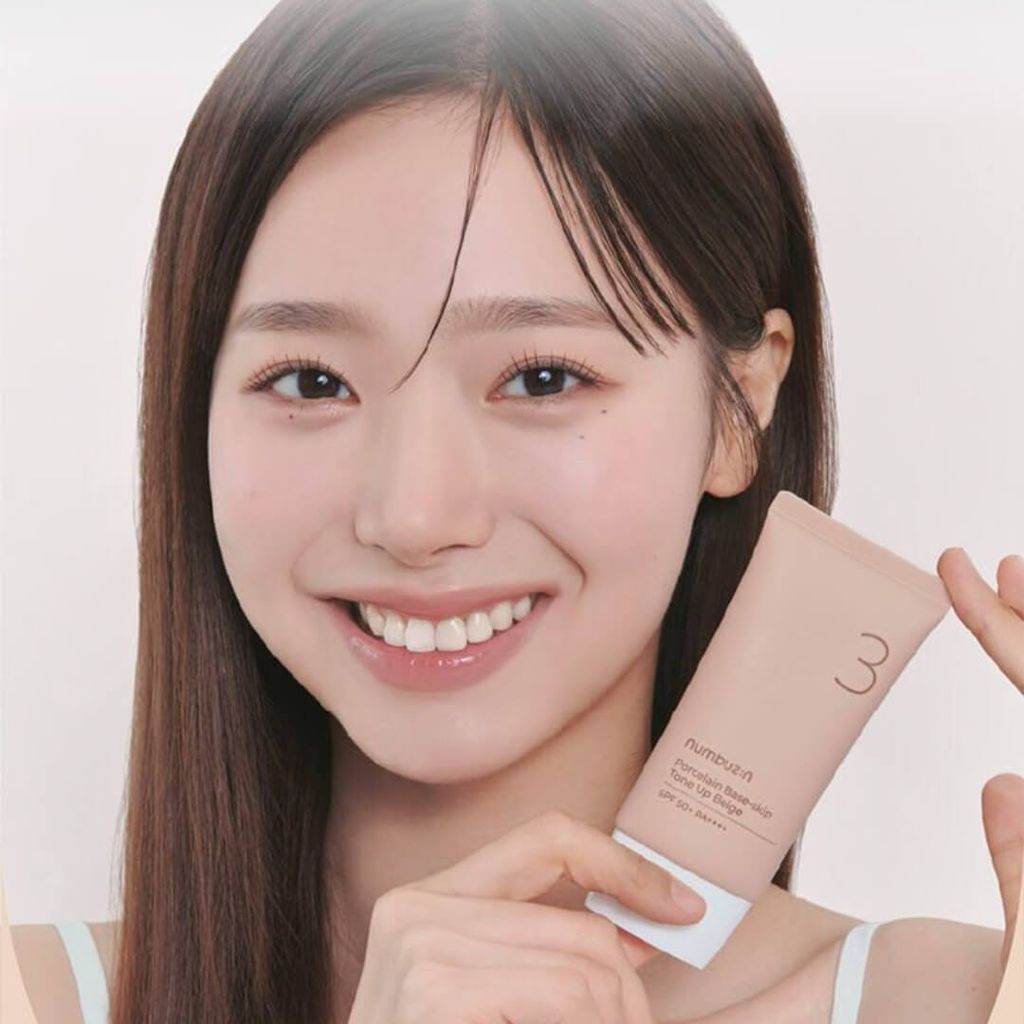 JuzBeauty-JuzBeautyMalaysia-JuzPretty-Authentic-Kbeauty-Malaysia-Skin-Care-Cosmetics-Jbeauty-Health-Care-korean-streetwear-olive-young-NUMBUZIN No3 Porcelain Base-skip Tone Up Beige 防晒素颜霜套盒 5