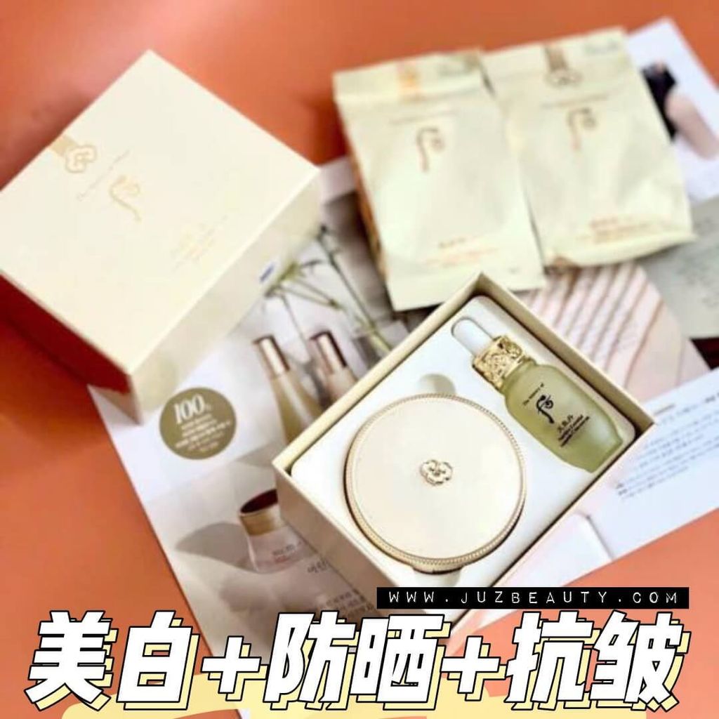 JuzBeauty-JuzBeautyMalaysia-JuzPretty-Authentic-Kbeauty-Malaysia-Skin-Care-Cosmetics-Jbeauty-Health-Care-korean-streetwear-The History of Whoo Luxury Golden Cushion Glow Special Set WHOO 后天气丹拱辰享黄金气垫套盒BB霜1