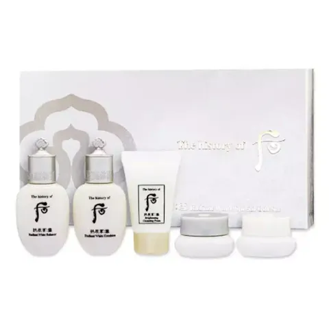 JuzBeauty-JuzBeautyMalaysia-JuzPretty-Authentic-Kbeauty-Malaysia-Skin-Care-Cosmetics-Jbeauty-Health-Care-korean-streetwear-THE HISTORY OF WHOO Radiant White 5pcs Special Gift Kits WHOO 后雪美白5件套套盒4
