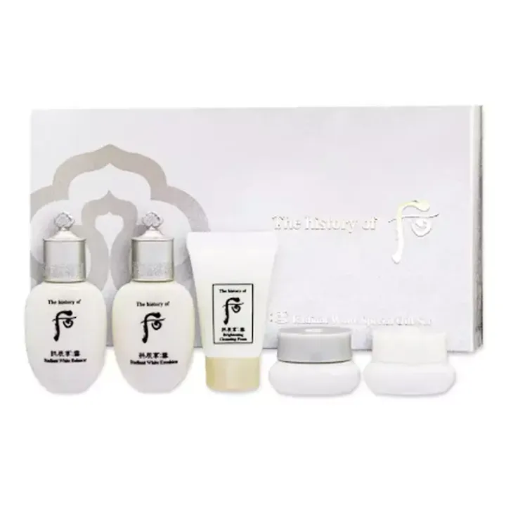 JuzBeauty-JuzBeautyMalaysia-JuzPretty-Authentic-Kbeauty-Malaysia-Skin-Care-Cosmetics-Jbeauty-Health-Care-korean-streetwear-THE HISTORY OF WHOO Radiant White 5pcs Special Gift Kits WHOO 后雪美白5件套套盒4