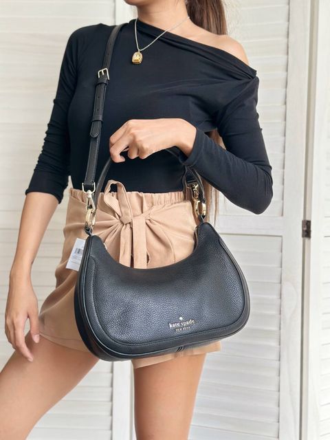 JuzBeauty_JuzBeautyMalaysia_JuzPretty_Authentic_Kbeauty_Malaysia_Skin_Care_Cosmetics_Jbeauty_Health_Care_korean_streetwear_US_Luxury_KATE SPADE KA804 Leila Pebbled Leather Shoulder Bag in Black 单肩包5.jpg