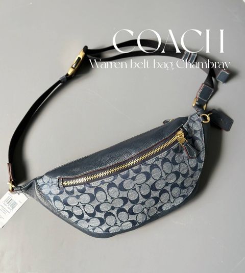 JuzBeauty_JuzBeautyMalaysia_JuzPretty_Authentic_Kbeauty_Malaysia_Skin_Care_Cosmetics_Jbeauty_Health_Care_korean_streetwear_US_Luxury_COACH CG994 Warren Belt Bag in Signature Chambray 男士胸包1.jpg