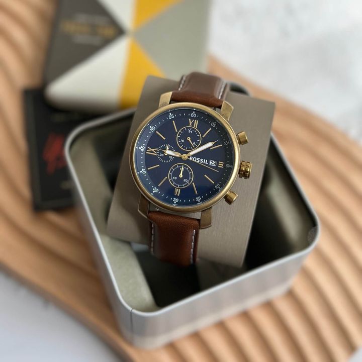 JuzBeauty_JuzBeautyMalaysia_JuzPretty_Authentic_Kbeauty_Malaysia_Skin_Care_Cosmetics_Jbeauty_Health_Care_korean_streetwear_US_Luxury_FOSSIL BQ2099 Rhett Chronograph Brown Leather Watch 男士手表5