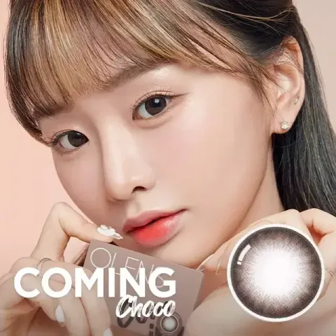 JuzBeauty_JuzBeautyMalaysia_JuzPretty_Authentic_Kbeauty_Malaysia_Skin_Care_Cosmetics_Jbeauty_Health_Care_korean_streetwear_US_OLENS Coming Choco 1Day Contact Lens 日抛隐形眼镜 美瞳1