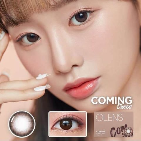 JuzBeauty_JuzBeautyMalaysia_JuzPretty_Authentic_Kbeauty_Malaysia_Skin_Care_Cosmetics_Jbeauty_Health_Care_korean_streetwear_US_OLENS Coming Choco 1Day Contact Lens 日抛隐形眼镜 美瞳2