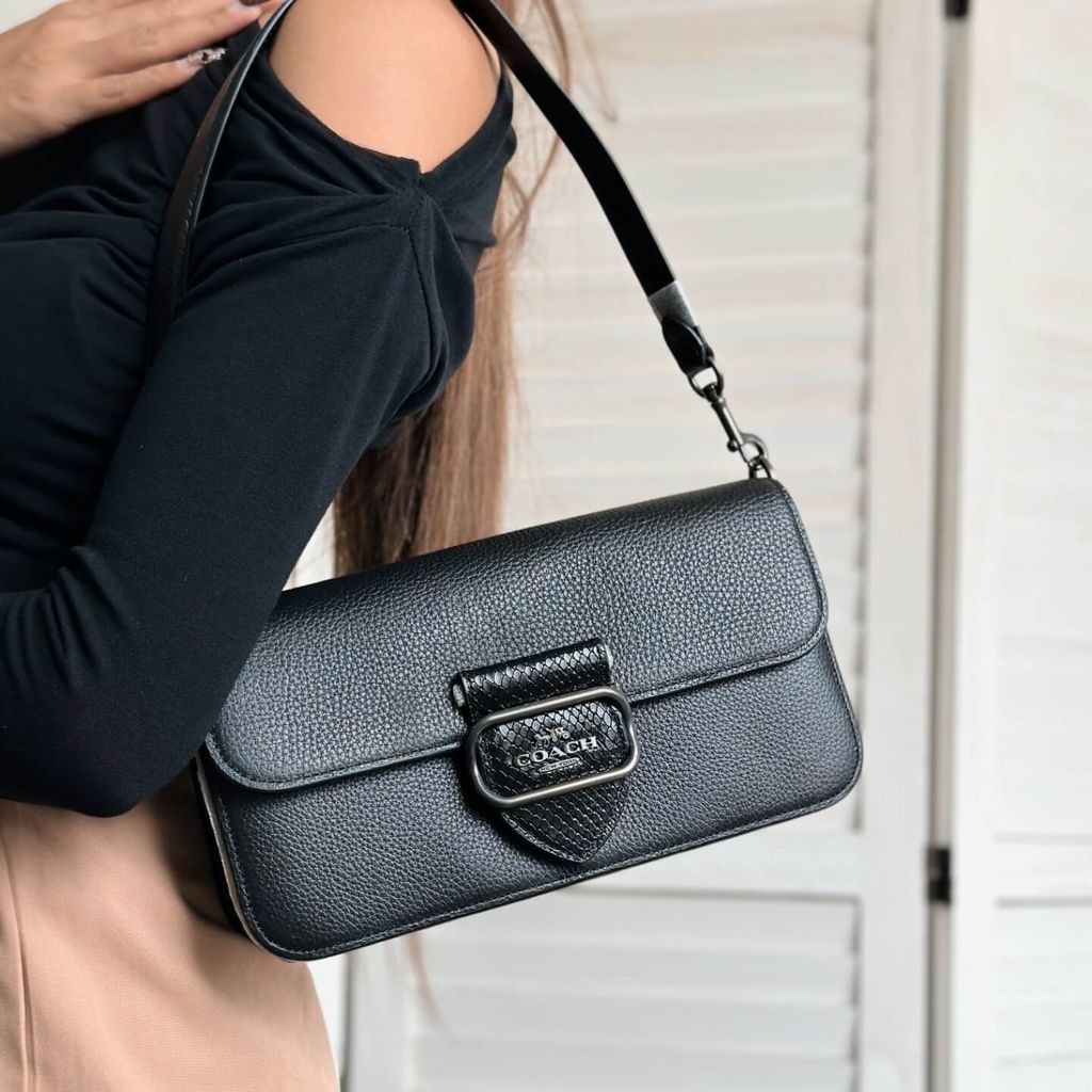 JuzBeauty_JuzBeautyMalaysia_JuzPretty_Authentic_Kbeauty_Malaysia_Skin_Care_Cosmetics_Jbeauty_Health_Care_korean_streetwear_US_Luxury_COACH CE562 Morgan Shoulder Bag in Black 单肩包4