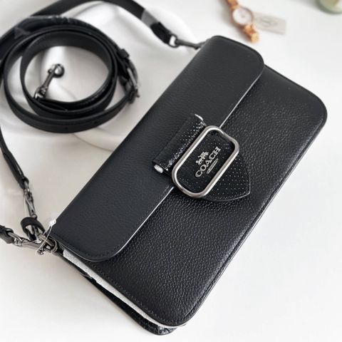 JuzBeauty_JuzBeautyMalaysia_JuzPretty_Authentic_Kbeauty_Malaysia_Skin_Care_Cosmetics_Jbeauty_Health_Care_korean_streetwear_US_Luxury_COACH CE562 Morgan Shoulder Bag in Black 单肩包5