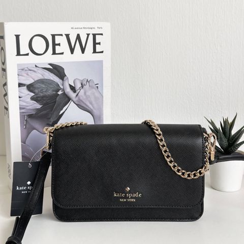 JuzBeauty_JuzBeautyMalaysia_JuzPretty_Authentic_Kbeauty_Malaysia_Skin_Care_Cosmetics_Jbeauty_Health_Care_korean_streetwear_US_Luxury_KATE SPADE KC586 Madison Small Flap Crossbody in Black 斜挎包6