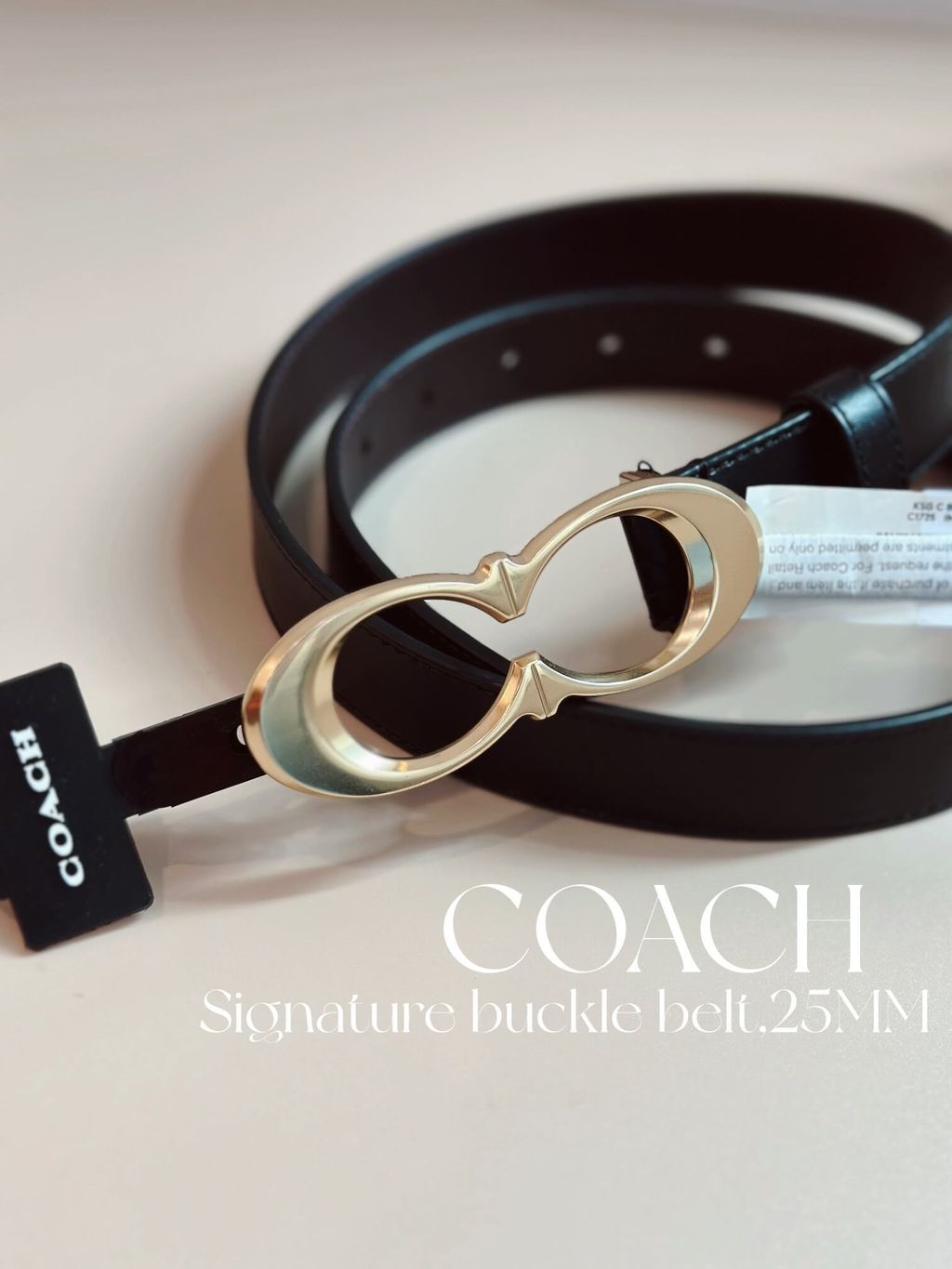 COACH® Outlet  Signature Buckle Belt, 25 Mm