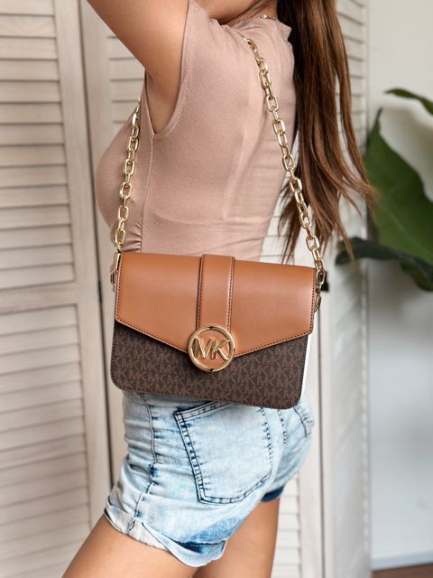 JuzBeauty_JuzBeautyMalaysia_JuzPretty_Authentic_Kbeauty_Malaysia_Skin_Care_Cosmetics_Jbeauty_Health_Care_korean_streetwear_US_Luxury_MICHAEL KORS 35S2GNML2B Carmen Convertible Shoulder Bag In Brown 斜挎包2