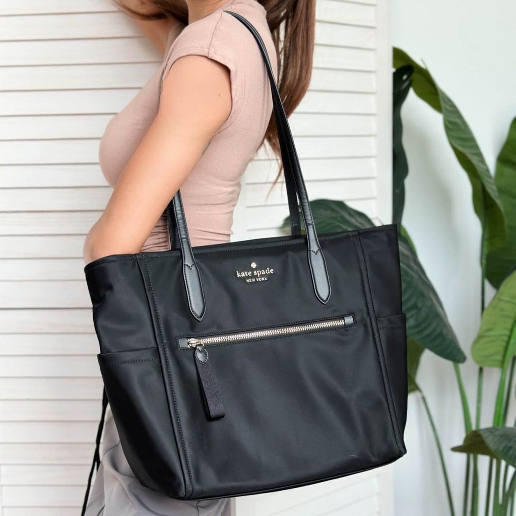 JuzBeauty_JuzBeautyMalaysia_JuzPretty_Authentic_Kbeauty_Malaysia_Skin_Care_Cosmetics_Jbeauty_Health_Care_korean_streetwear_US_Luxury_KATE SPADE WKR00562 Chelsea Large Tote In Black 托特包2