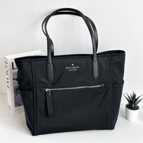 JuzBeauty_JuzBeautyMalaysia_JuzPretty_Authentic_Kbeauty_Malaysia_Skin_Care_Cosmetics_Jbeauty_Health_Care_korean_streetwear_US_Luxury_KATE SPADE WKR00562 Chelsea Large Tote In Black 托特包1