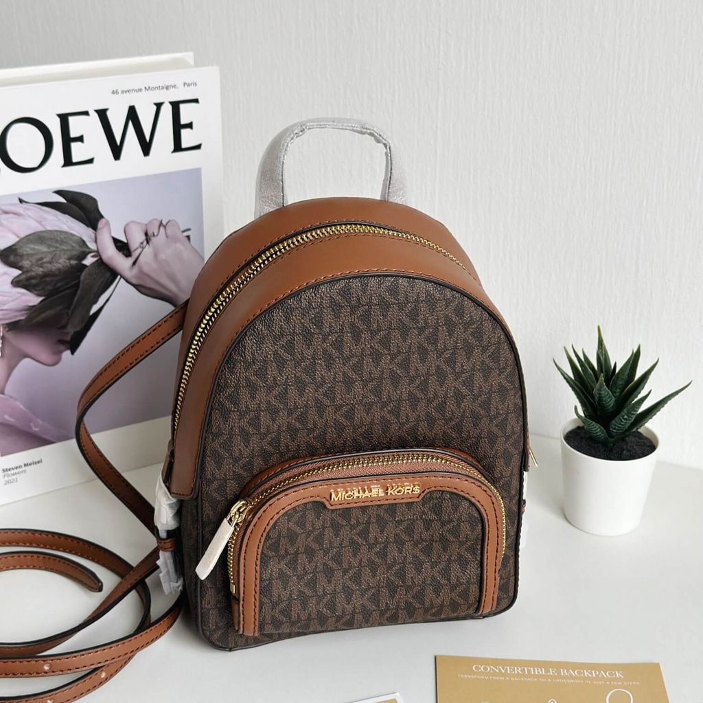 JuzBeauty_JuzBeautyMalaysia_JuzPretty_Authentic_Kbeauty_Malaysia_Skin_Care_Cosmetics_Jbeauty_Health_Care_korean_streetwear_US_Luxury_MICHAEL KORS 35T2G8TB1B Jaycee Mini Backpack In Brown 迷你背包5