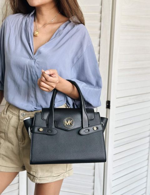 JuzBeauty_JuzBeautyMalaysia_JuzPretty_Authentic_Kbeauty_Malaysia_Skin_Care_Cosmetics_Jbeauty_Health_Care_korean_streetwear_US_Luxury_MICHAEL KORS 35S2GNMS9L Carmen Flap Satchel In Black 手提包5.jpg