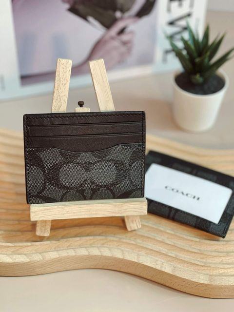JuzBeauty_JuzBeautyMalaysia_JuzPretty_Authentic_Kbeauty_Malaysia_Skin_Care_Cosmetics_Jbeauty_Health_Care_korean_streetwear_US_Luxury_COACH F58110 Slim Card Case In Signature Canvas Tan:Black Antique Nickel 男士卡包7.jpg