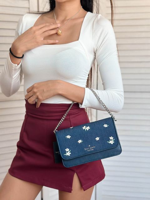JuzBeauty_JuzBeautyMalaysia_JuzPretty_Authentic_Kbeauty_Malaysia_Skin_Care_Cosmetics_Jbeauty_Health_Care_korean_streetwear_US_Luxury_KATE SPADE KD740 Madison Floral Embroidered Denim Flap Convertible Crossbody Blazer Blue 斜挎包5.jpg
