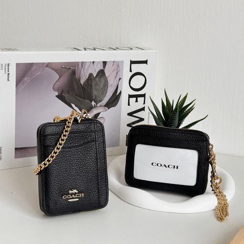 JuzBeauty_JuzBeautyMalaysia_JuzPretty_Authentic_Kbeauty_Malaysia_Skin_Care_Cosmetics_Jbeauty_Health_Care_korean_streetwear_US_Luxury_COACH 6303 Zip Card Case In Black 女士卡包7