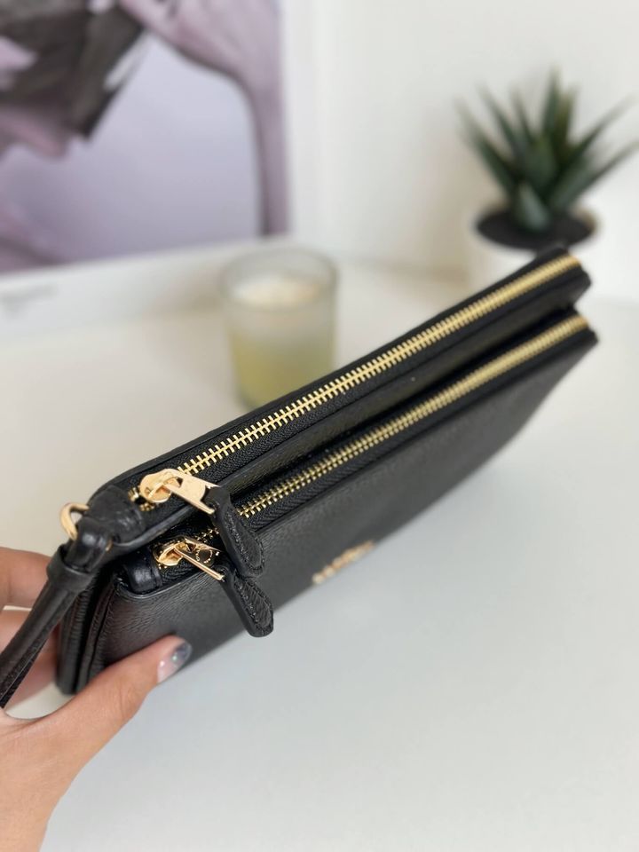 JuzBeauty_JuzBeautyMalaysia_JuzPretty_Authentic_Kbeauty_Malaysia_Skin_Care_Cosmetics_Jbeauty_Health_Care_korean_streetwear_US_Luxury_COACH C5610 Double Zip Wallet In Black 女士手拿包4.jpg