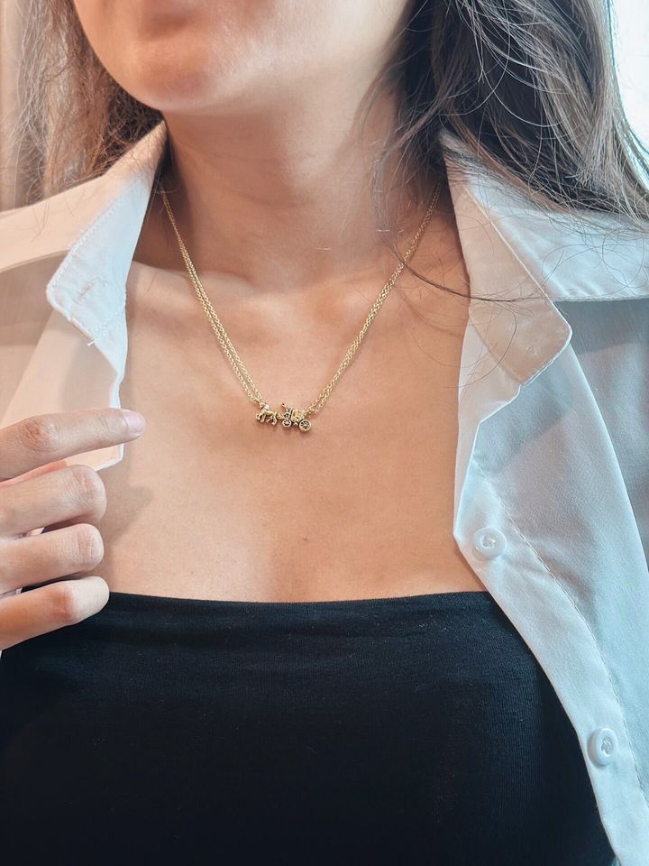 JuzBeauty_JuzBeautyMalaysia_JuzPretty_Authentic_Kbeauty_Malaysia_Skin_Care_Cosmetics_Jbeauty_Health_Care_korean_streetwear_US_Luxury_COACH F33375 Horse And Carriage Double Chain Necklace 项链5.jpg