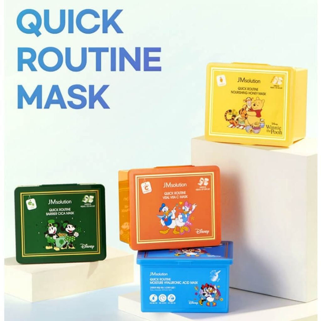 JuzBeauty-JuzBeautyMalaysia-JuzPretty-Authentic-Kbeauty-Malaysia-Skin-Care-Cosmetics-Jbeauty-Health-Care-korean-streetwear-Olive Young JM Solution Disney Quick Routine Mask Nourishing Honey Vital Vita C Barrier Cica Moisture Hyaluronic Acid 迪士尼面膜19