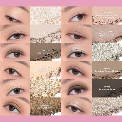 JuzBeauty-JuzBeautyMalaysia-JuzPretty-Authentic-Kbeauty-Malaysia-Skin-Care-Cosmetics-Jbeauty-Health-Care-korean-streetwear-Olive Young 3CE x SMILEY Edition New Take Eyeshadow Palette 十二色眼影盘 RAW NEUTRALS 水泥盘4