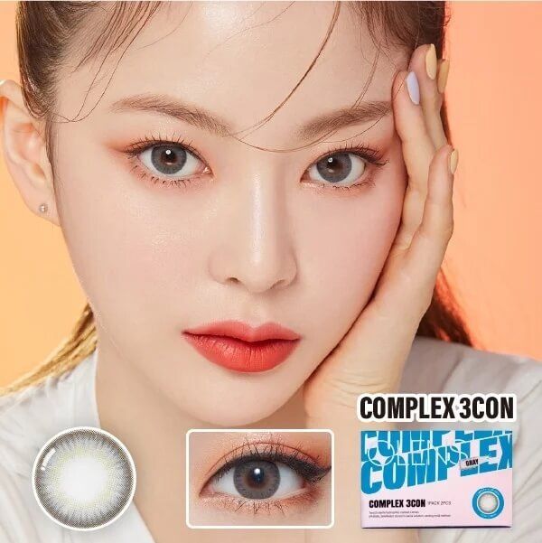 JuzBeauty-JuzBeautyMalaysia-JuzPretty-Authentic-Kbeauty-Malaysia-Skin-Care-Cosmetics-Jbeauty-Health-Care-korean-streetwear-OLENS COMPLEX 3CON Gray Contact Lens 月抛隐形眼镜5