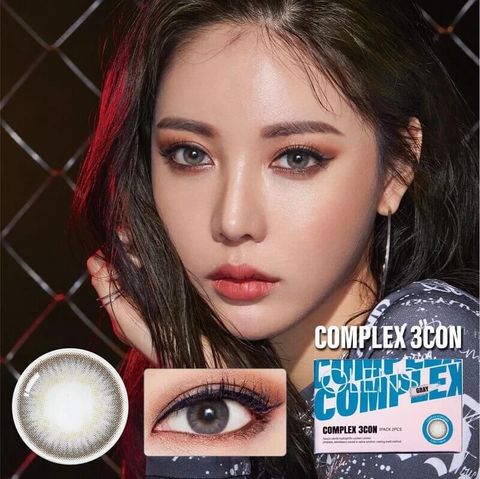 JuzBeauty-JuzBeautyMalaysia-JuzPretty-Authentic-Kbeauty-Malaysia-Skin-Care-Cosmetics-Jbeauty-Health-Care-korean-streetwear-OLENS COMPLEX 3CON Gray Contact Lens 月抛隐形眼镜6