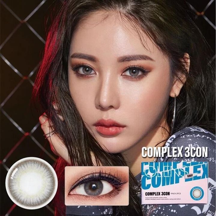 JuzBeauty-JuzBeautyMalaysia-JuzPretty-Authentic-Kbeauty-Malaysia-Skin-Care-Cosmetics-Jbeauty-Health-Care-korean-streetwear-OLENS COMPLEX 3CON Gray Contact Lens 月抛隐形眼镜6