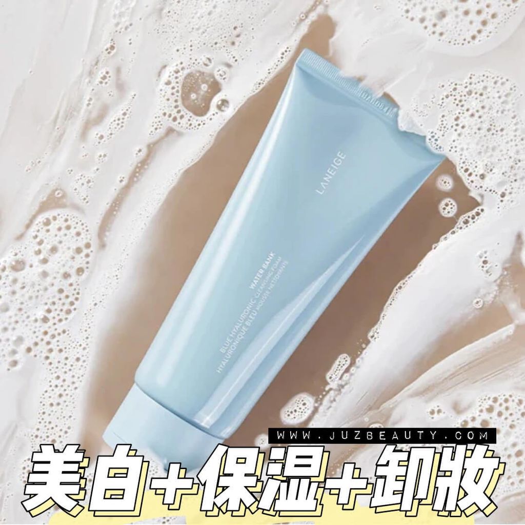 JuzBeauty-JuzBeautyMalaysia-JuzPretty-Authentic-Kbeauty-Malaysia-Skin-Care-Cosmetics-Jbeauty-Health-Care-korean-streetwear-Olive Young LANEIGE Water Bank Blue Hyaluronic Cleansing Foam 水库洗面奶 水库透明质酸嘭润洁颜膏2