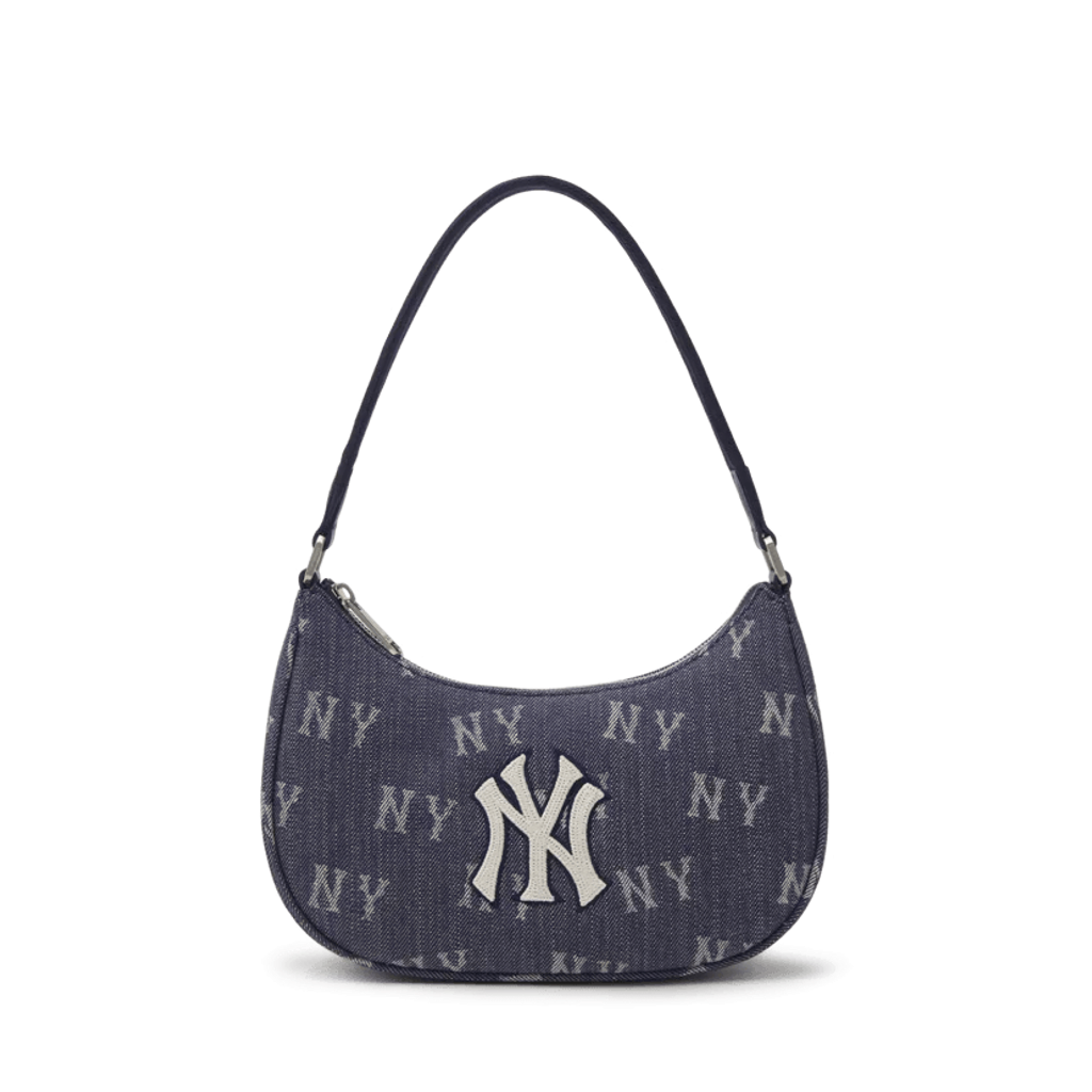 JuzBeauty-JuzBeautyMalaysia-JuzPretty-Authentic-Kbeauty-Malaysia-Skin-Care-Cosmetics-Jbeauty-Health-Care-korean-streetwear-MLB Classic Monogram Denim Hobo Bag New York Yankees 牛仔腋下包3