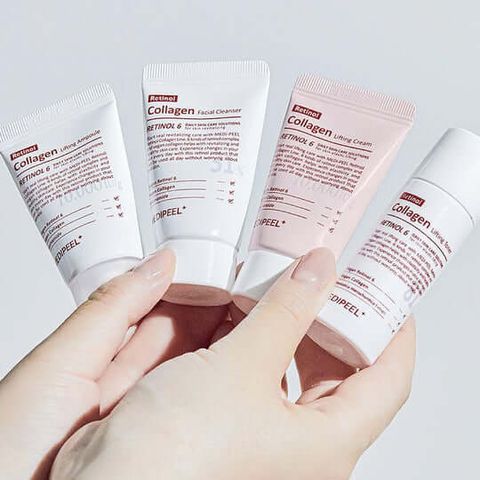 JuzBeauty-JuzBeautyMalaysia-JuzPretty-Authentic-Kbeauty-Malaysia-Skin-Care-Cosmetics-Jbeauty-Health-Care-korean-streetwear-Olive Young MEDI-PEEL Retinol Collagen Lifting Trial Kit MEDIPEEL 视黄醇胶原紧致旅行套装1
