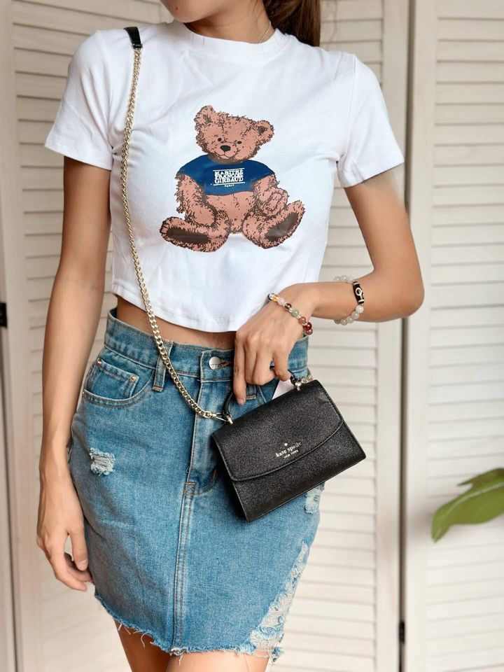 JuzBeauty_JuzBeautyMalaysia_JuzPretty_Authentic_Kbeauty_Malaysia_Skin_Care_Cosmetics_Jbeauty_Health_Care_korean_streetwear_US_Luxury_KATE SPADE K9406 Darcy Glitter Micro Satchel Black Mini Bag 斜挎包4