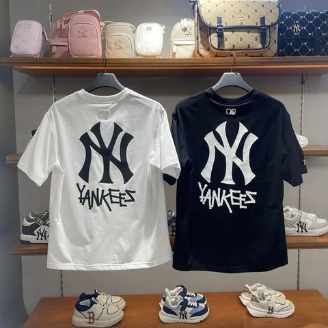 JuzBeauty-JuzBeautyMalaysia-JuzPretty-Authentic-Kbeauty-Malaysia-Skin-Care-Cosmetics-Jbeauty-Health-Care-korean-streetwear-MLB Basic Big Logo Functional Overfit Short Sleeve T-Shirt9