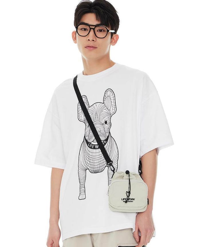 JuzBeauty-JuzBeautyMalaysia-JuzPretty-Authentic-Kbeauty-Malaysia-Skin-Care-Cosmetics-Jbeauty-Health-Care-korean-streetwear-LIFEWORK Vislon Zipper Shirring Mini Crossbody Bag 斜挎包 LW245BG4055
