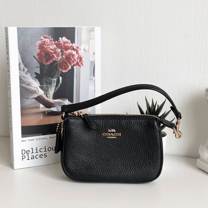 JuzBeauty_JuzBeautyMalaysia_JuzPretty_Authentic_Kbeauty_Malaysia_Skin_Care_Cosmetics_Jbeauty_Health_Care_korean_streetwear_US_Luxury_COACH 6386 Nolita 15 In Black 麻将包2
