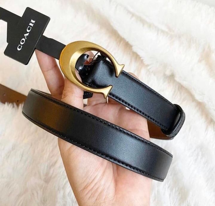 JuzBeauty_JuzBeautyMalaysia_JuzPretty_Authentic_Kbeauty_Malaysia_Skin_Care_Cosmetics_Jbeauty_Health_Care_korean_streetwear_US_Luxury_COACH 89352 Signature Buckle Belt 18mm 女款腰带6