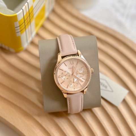 JuzBeauty_JuzBeautyMalaysia_JuzPretty_Authentic_Kbeauty_Malaysia_Skin_Care_Cosmetics_Jbeauty_Health_Care_korean_streetwear_US_Luxury_FOSSIL BQ3763 Rye Multifunction Nude Leather Watch 女装手表5