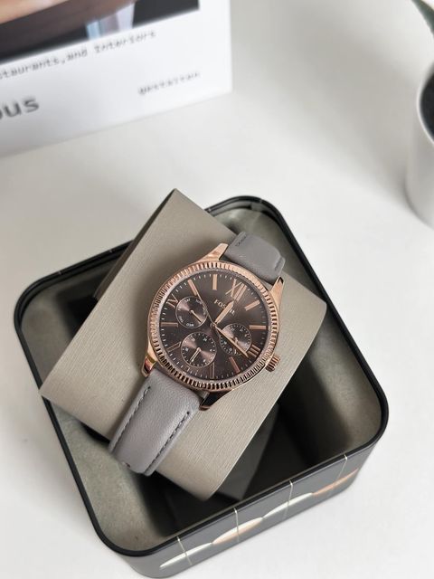 JuzBeauty_JuzBeautyMalaysia_JuzPretty_Authentic_Kbeauty_Malaysia_Skin_Care_Cosmetics_Jbeauty_Health_Care_korean_streetwear_US_Luxury_FOSSIL BQ3763 Rye Multifunction Nude Leather Watch 女装手表4.jpg