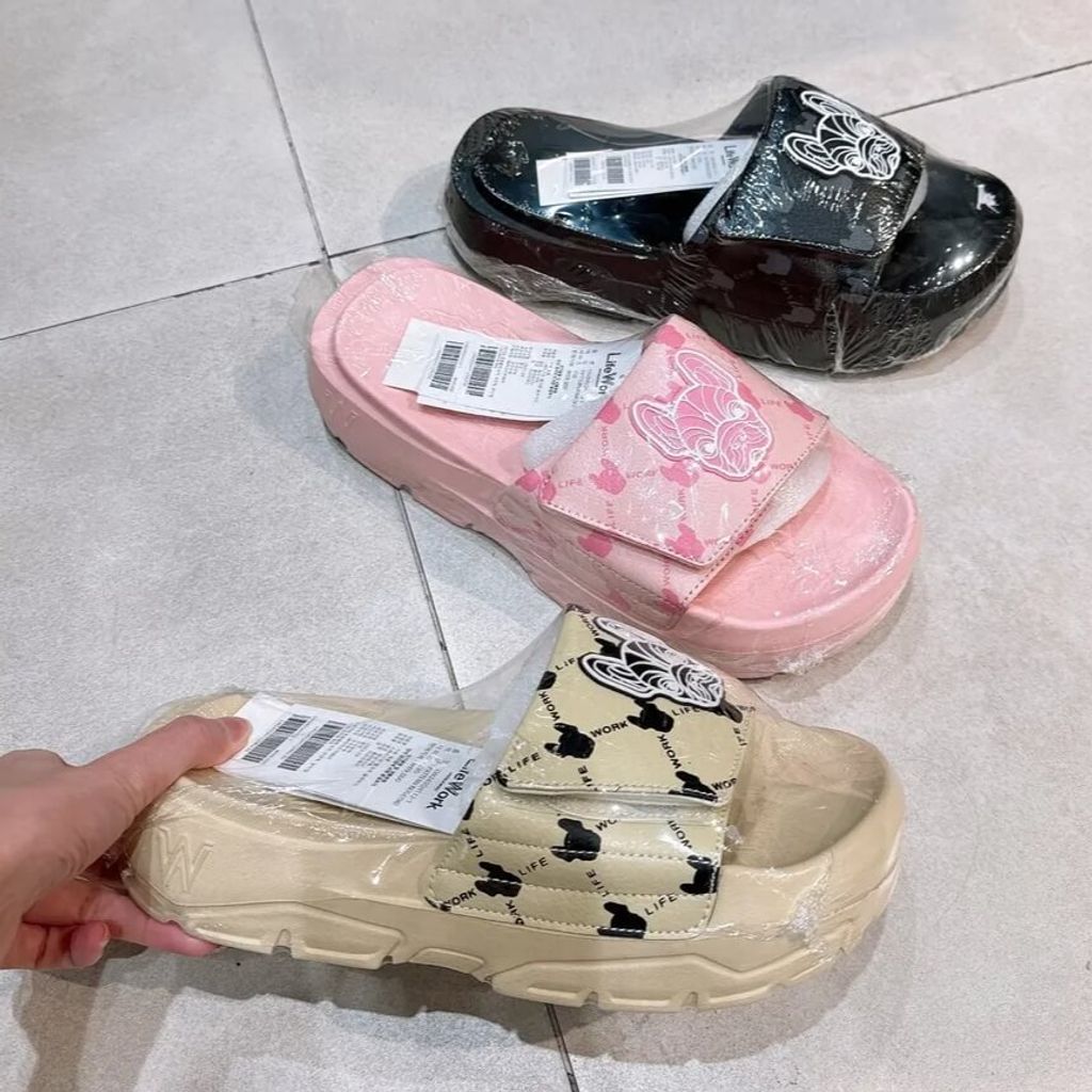 JuzBeauty-JuzBeautyMalaysia-JuzPretty-Authentic-Kbeauty-Malaysia-Skin-Care-Cosmetics-Jbeauty-Health-Care-korean-streetwear-LIFEWORK Space Run Radogram Slide 拖鞋 LW245SH1124