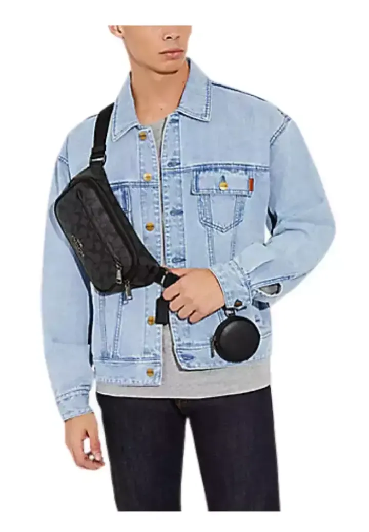 JuzBeauty_JuzBeautyMalaysia_JuzPretty_Authentic_Kbeauty_Malaysia_Skin_Care_Cosmetics_Jbeauty_Health_Care_korean_streetwear_US_Luxury_COACH CJ506 Elias Belt Bag In Charcoal Black 男士胸包2
