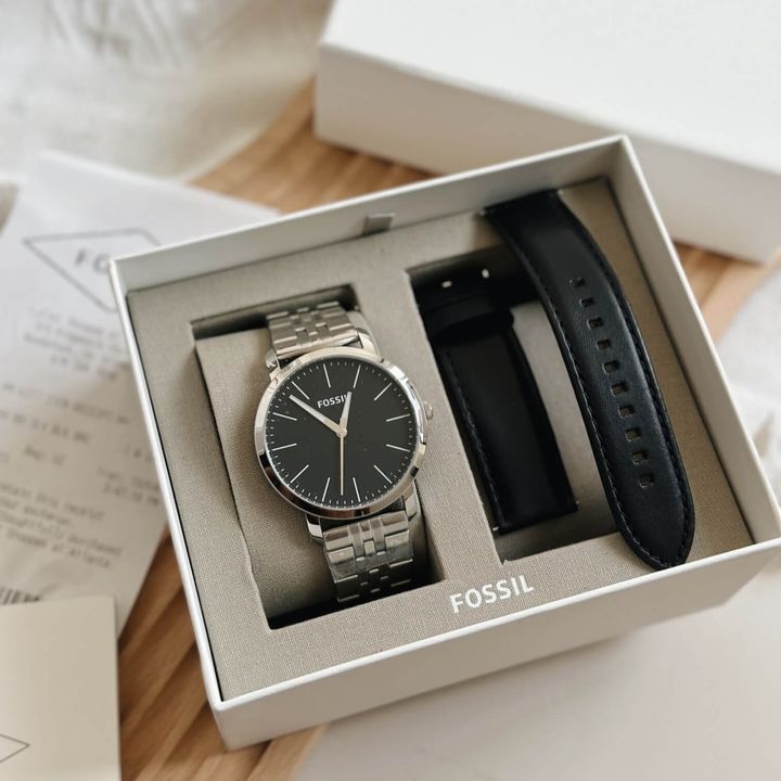 JuzBeauty_JuzBeautyMalaysia_JuzPretty_Authentic_Kbeauty_Malaysia_Skin_Care_Cosmetics_Jbeauty_Health_Care_korean_streetwear_US_Luxury_FOSSIL BQ2466SET Luther Three-Hand Interchangeable Strap Gift Set 男士手表礼盒7