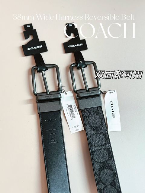 JuzBeauty_JuzBeautyMalaysia_JuzPretty_Authentic_Kbeauty_Malaysia_Skin_Care_Cosmetics_Jbeauty_Health_Care_korean_streetwear_US_Luxury_COACH F64839 CQ022 Wide Harness Cut-To-Size Reversible Signature Coated Canvas Belt Charcoal Black 男款腰带1.jpg