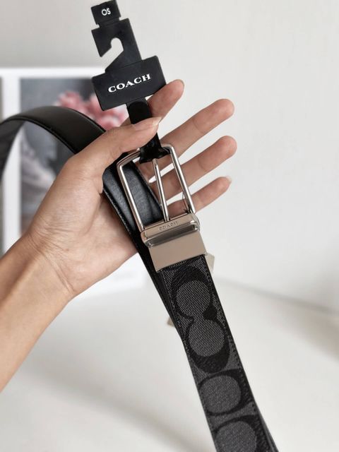 JuzBeauty_JuzBeautyMalaysia_JuzPretty_Authentic_Kbeauty_Malaysia_Skin_Care_Cosmetics_Jbeauty_Health_Care_korean_streetwear_US_Luxury_COACH F64825 Modern Harness Cut-To-Size Reversible Belt In Signature Canvas 男款腰带3