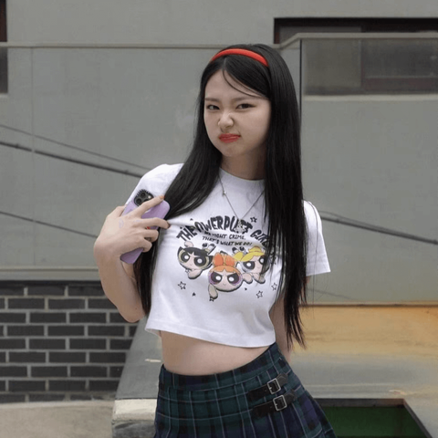 JuzBeauty-JuzBeautyMalaysia-JuzPretty-Authentic-Kbeauty-Malaysia-Skin-Care-Cosmetics-Jbeauty-Health-Care-korean-streetwear-ADLV x POWERPUFF GIRLS Crop Top T-shirt Tee Tshirt 短版上衣2