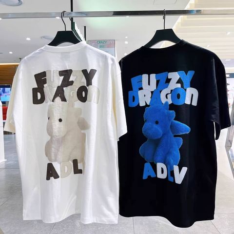 ADLV Fuzzy Font Dragon Short Sleeve T-Shirt5