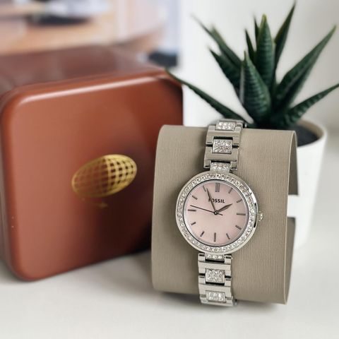 JuzBeauty_JuzBeautyMalaysia_JuzPretty_Authentic_Kbeauty_Malaysia_Skin_Care_Cosmetics_Jbeauty_Health_Care_korean_streetwear_US_Luxury_FOSSIL BQ3182 Karli Three Hand Stainless Steel Watch 女士手表1