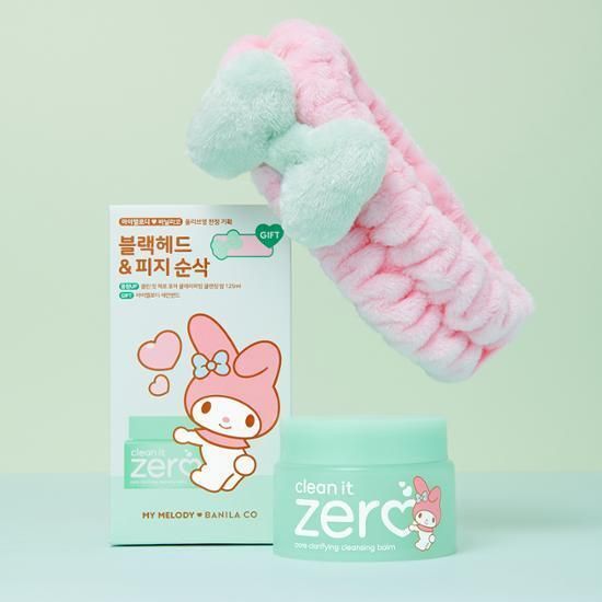 BANILA CO x My Melody Clean It Zero Pore Clarifying Cleansing Balm Special Set 零毛孔卸妆膏5