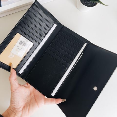 JuzBeauty_JuzBeautyMalaysia_JuzPretty_Authentic_Kbeauty_Malaysia_Skin_Care_Cosmetics_Jbeauty_Health_Care_korean_streetwear_US_Luxury_MICHAEL KORS 35F8STVF3B Jet Set Travel Large Trifold Wallet In Signature Black 长钱包1