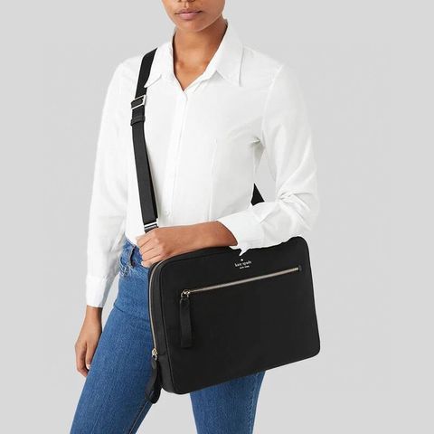 JuzBeauty_JuzBeautyMalaysia_JuzPretty_Authentic_Kbeauty_Malaysia_Skin_Care_Cosmetics_Jbeauty_Health_Care_korean_streetwear_US_Luxury_KATE SPADE WKR00577 Chelsea Laptop Sleeve With Strap in Black 笔记本电脑包4