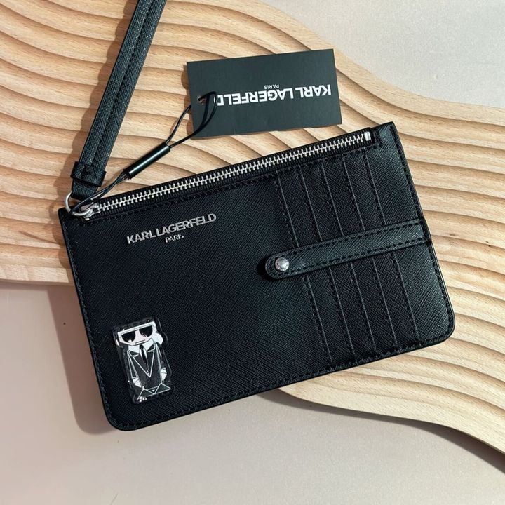JuzBeauty_JuzBeautyMalaysia_JuzPretty_Authentic_Kbeauty_Malaysia_Skin_Care_Cosmetics_Jbeauty_Health_Care_korean_streetwear_US_Luxury_KARL LAGERFELD LH0LU8BH-2BU Maybelle SLG Large Wristlet Black 手拿包1